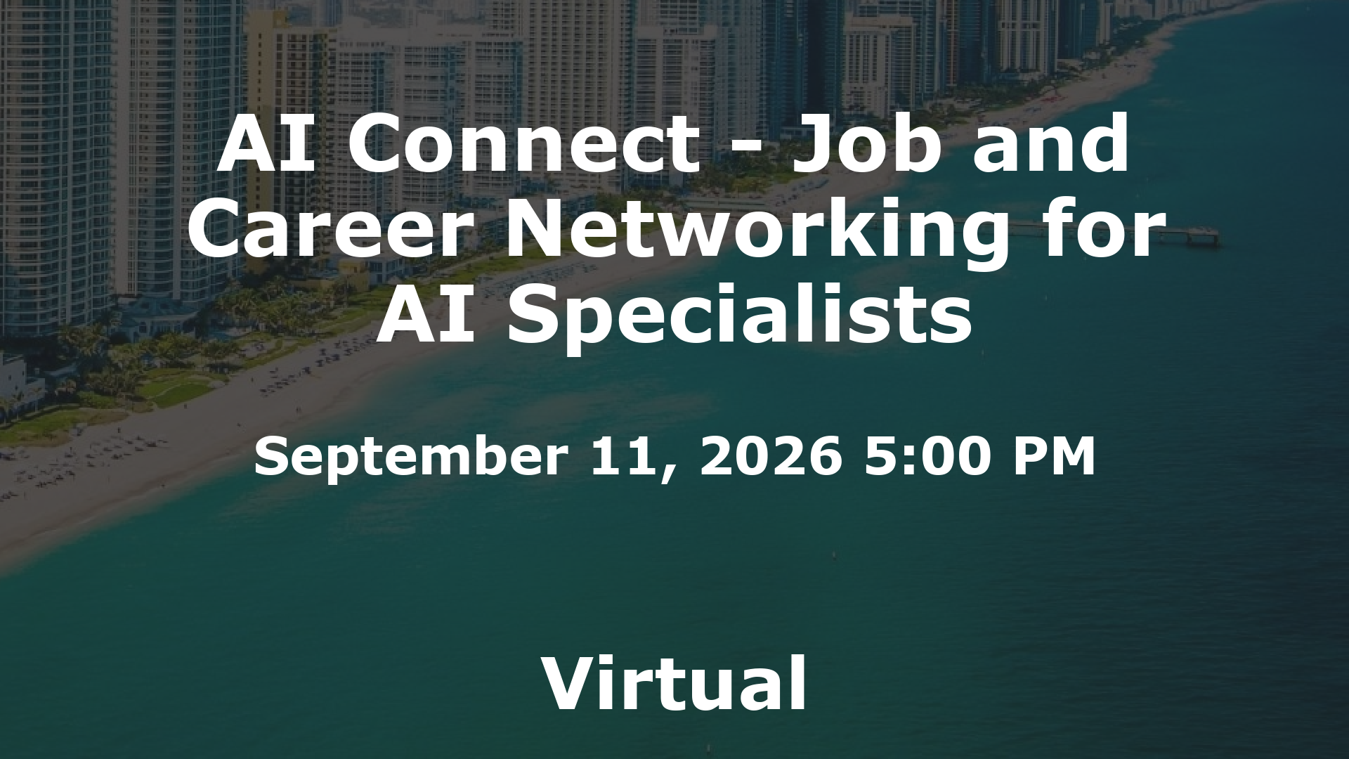 AI Connect - Job and Career Networking for AI Specialists event image